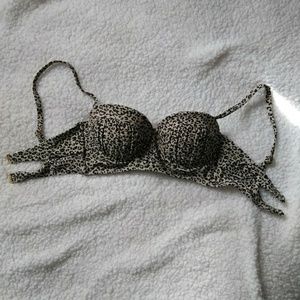 Push-Up Cheetah Swimsuit Top